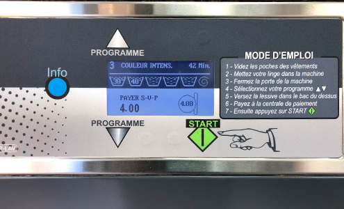 Laverie Automatique Noisy-le-Sec 93 - rue de la République - Programmes machine